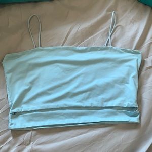 🤍6 for 25🤍Womens Cropped Cami Top Blue X-Large
